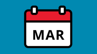 Calendar graphic March