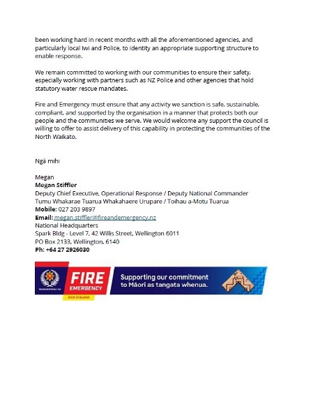 Fenz Callouts Waikato mayors call for urgent reversal of FENZ river rescue stand down