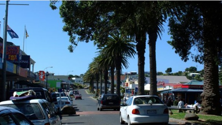 Bow Street, Raglan is an example of a public place