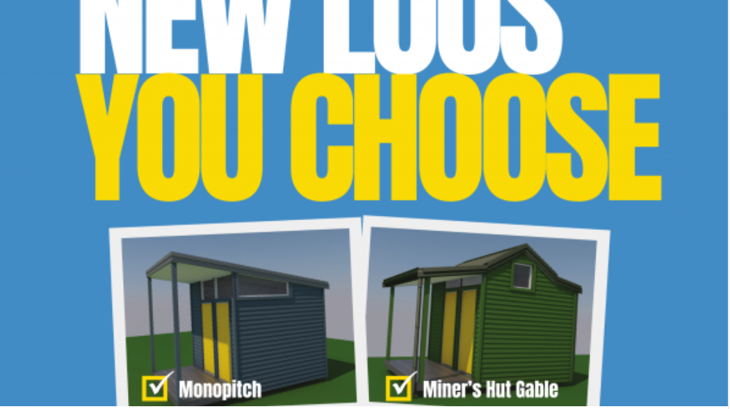 New loos. You choose