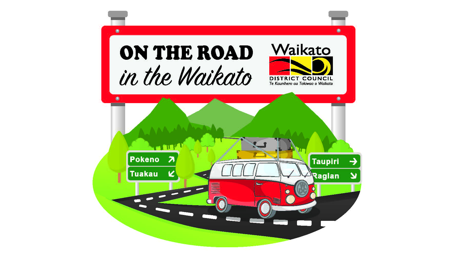 On the road in the Waikato