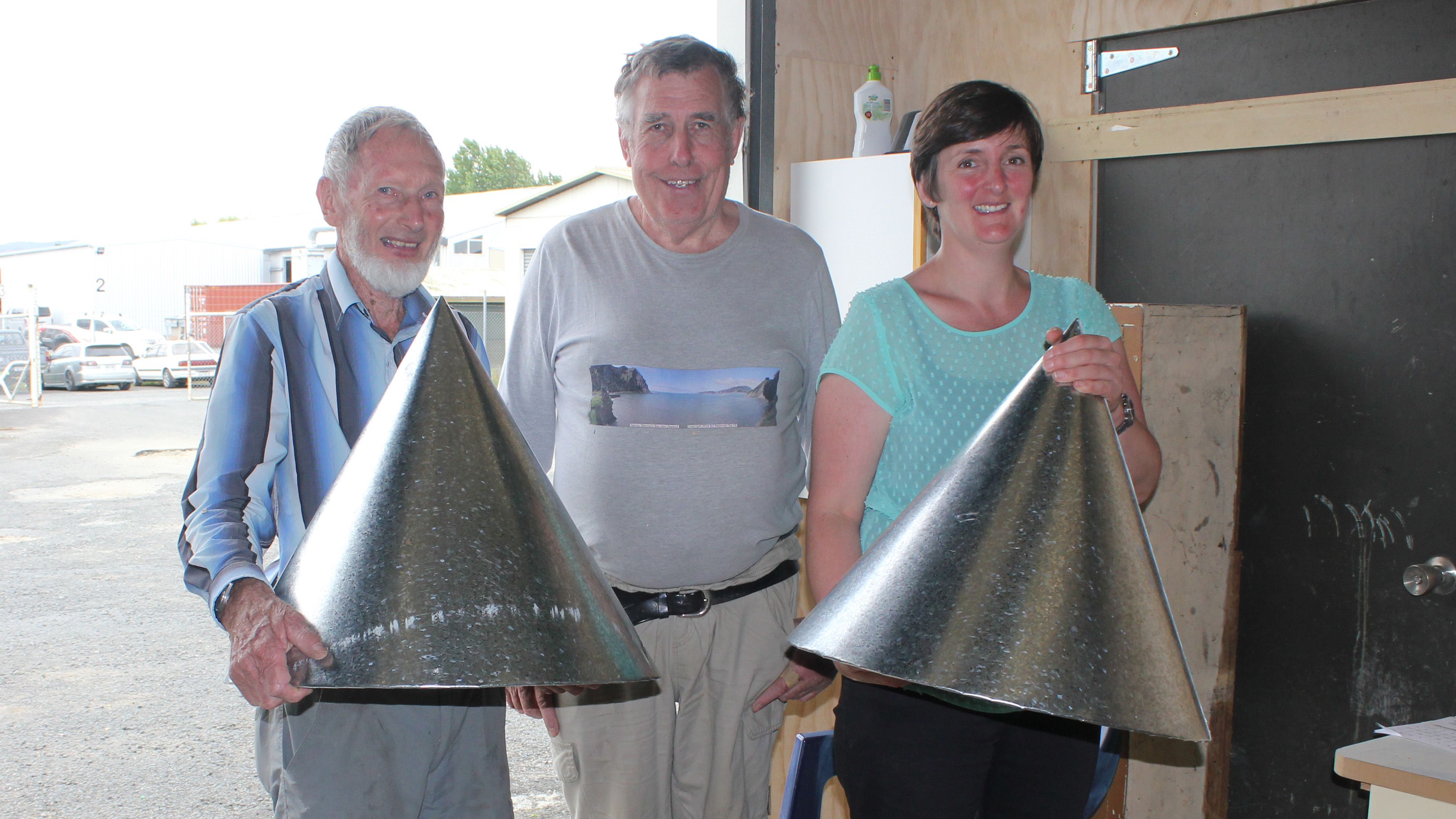 Andrew Price, Bill Rosoman, Victoria Kemp - little library building 