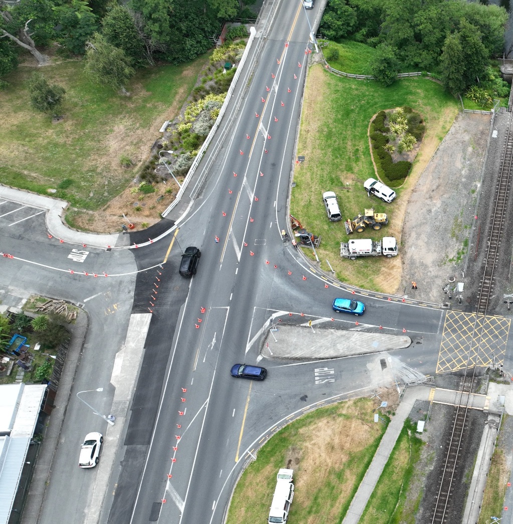 Current intersection at Great South Road