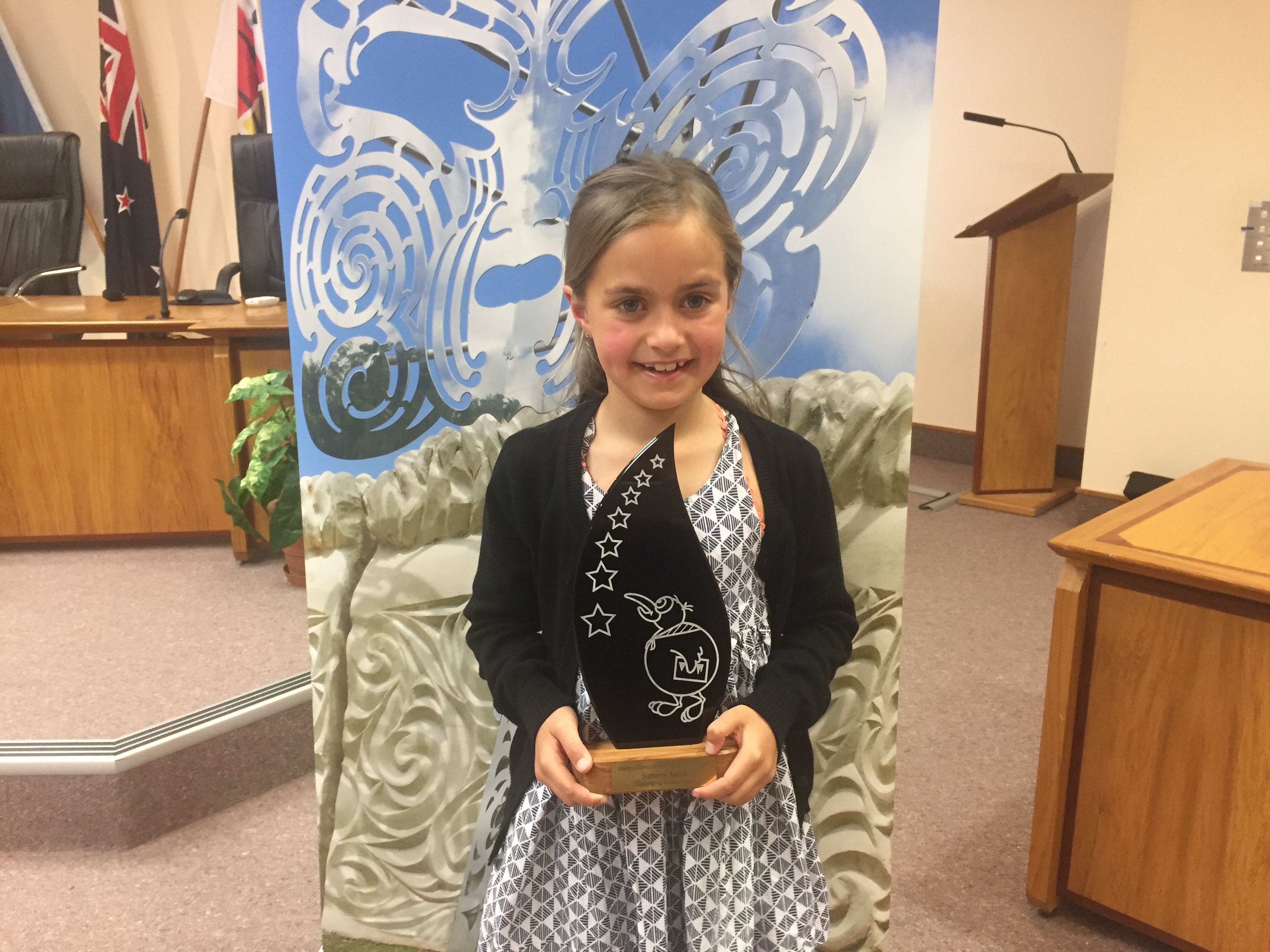 Supreme winner Leila Steward