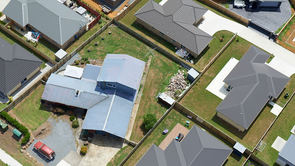 Photo taken above Pokeno