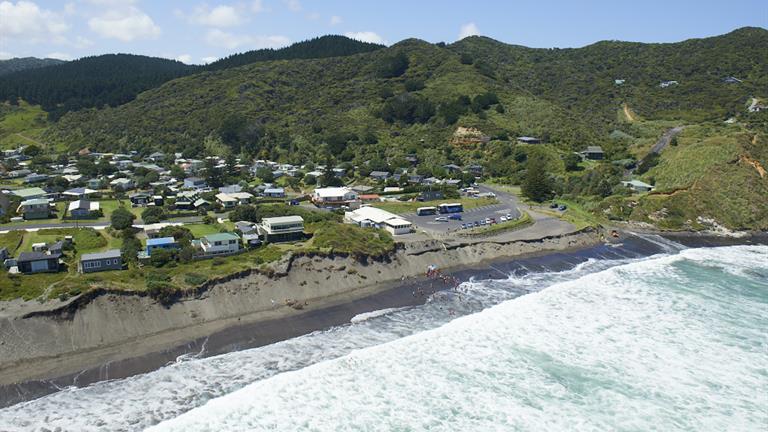 Port Waikato erosion