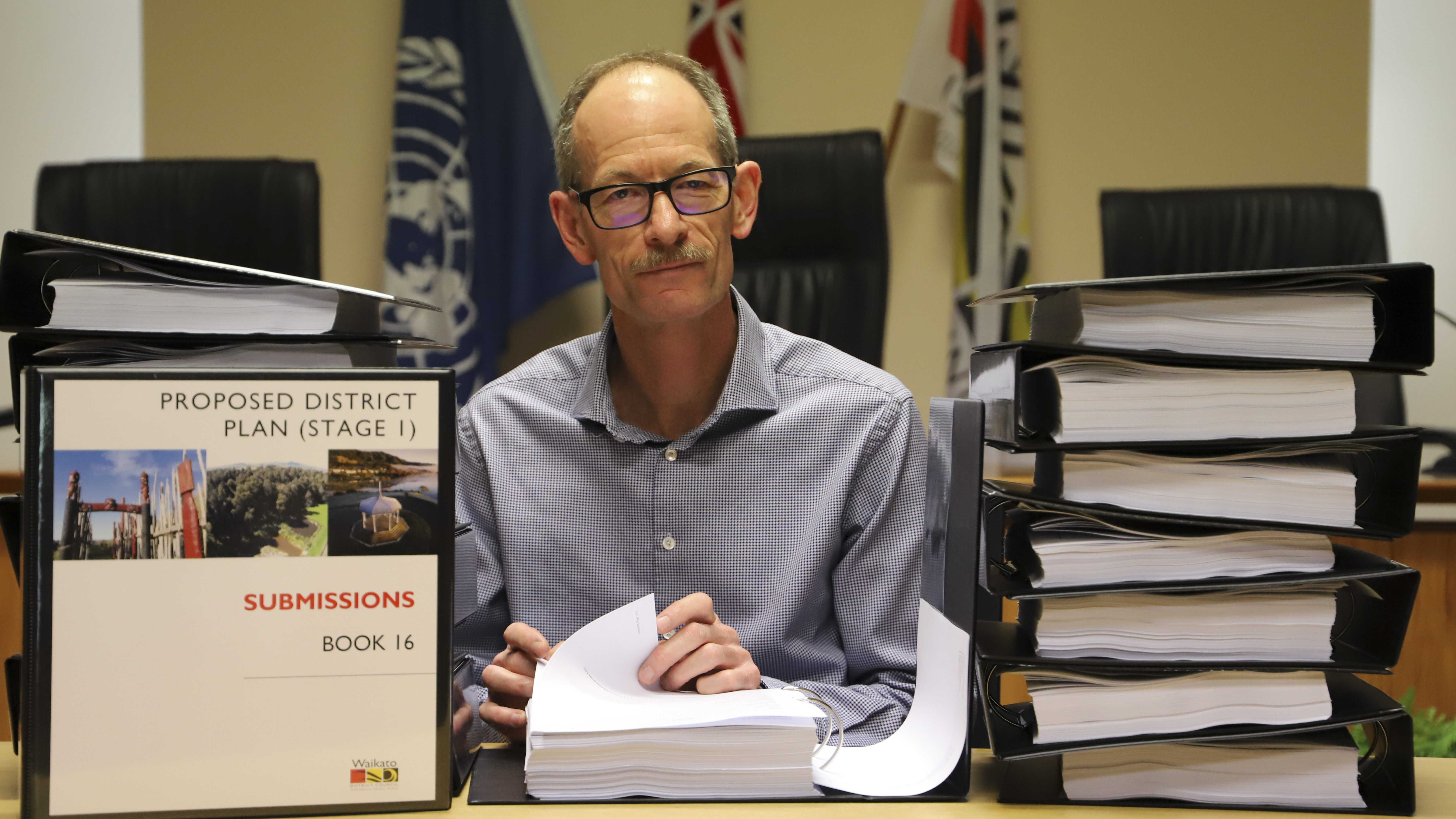 Waikato DC CEO Gavin Ion examines submissions on the Proposed District Plan