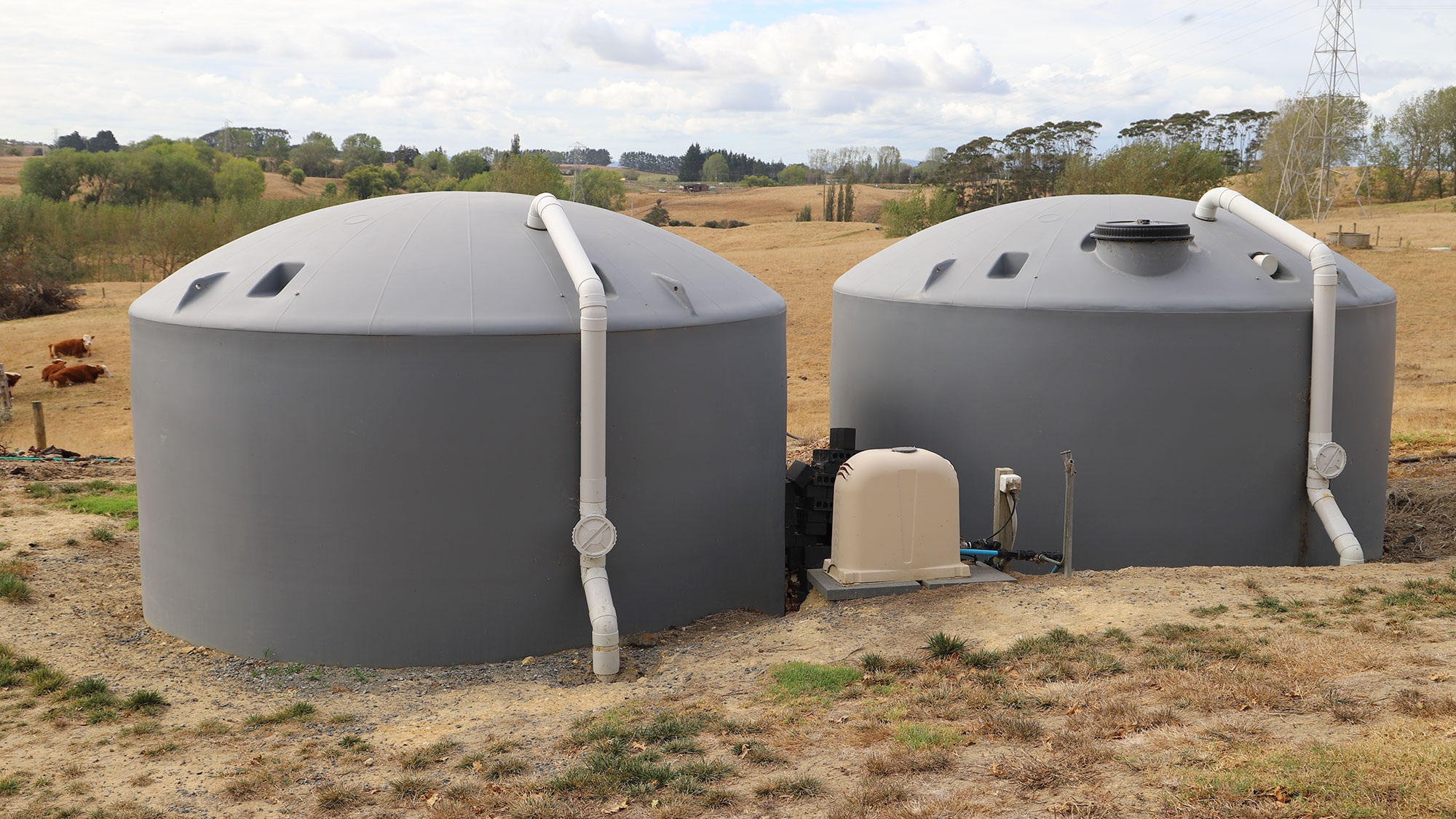 Water tanks getting low