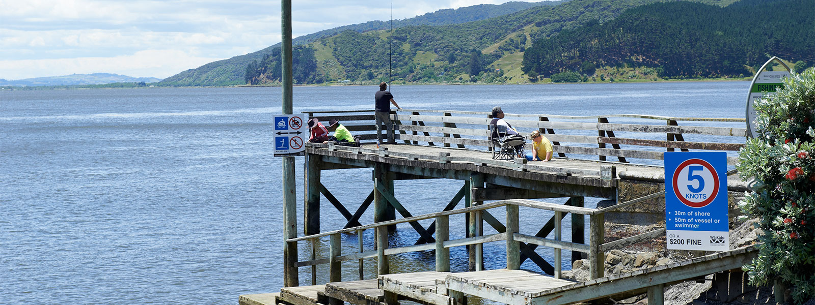 Port Waikato council maintained boat ramp