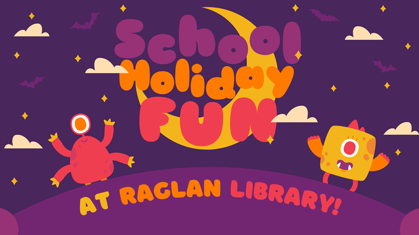 School Holiday Fun Oct - Raglan Library - FB Event