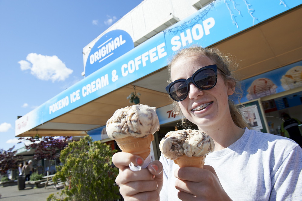 Pokeno is world famous for its ice cream shop