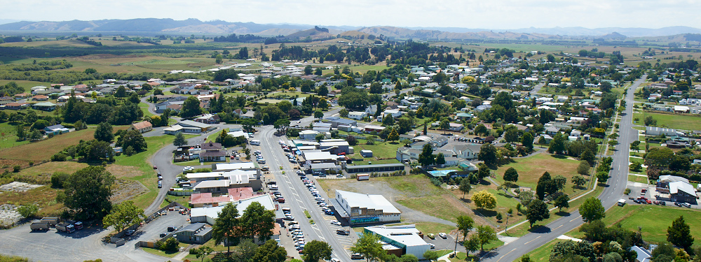 Te Kauwhata from above