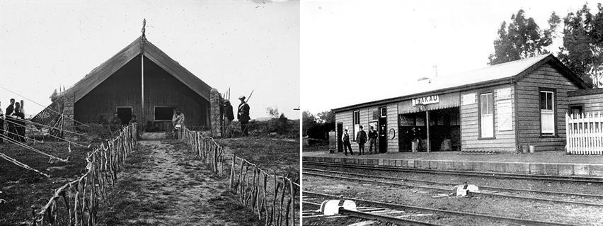 The Tuakau railway station