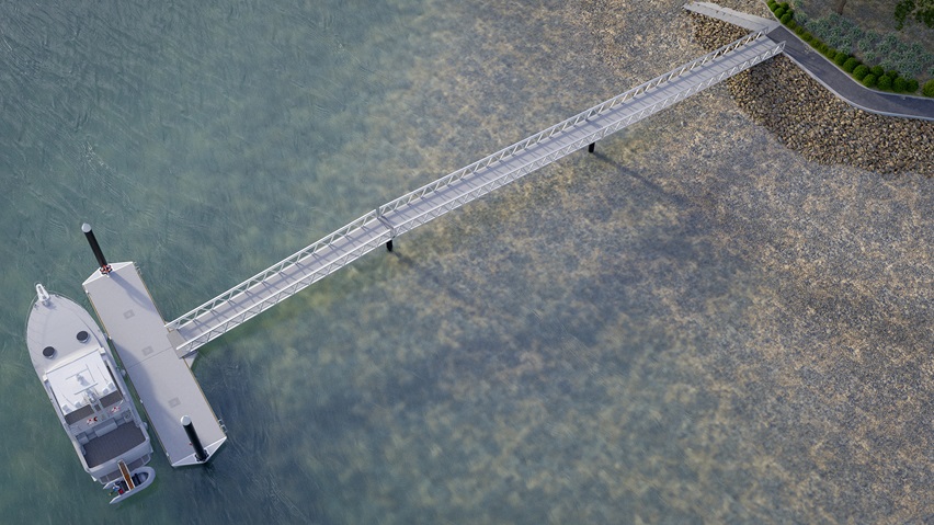This is what the new wharf will look like