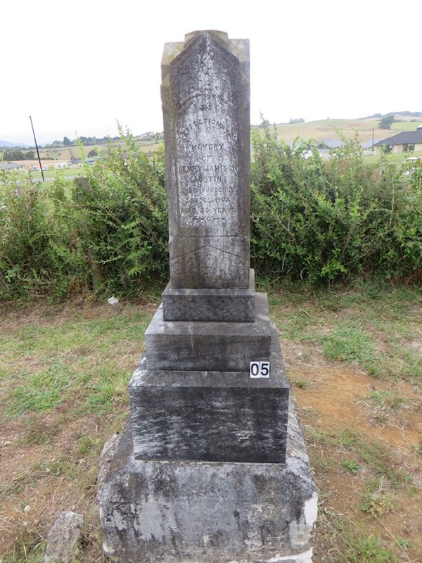 In Loving Memory Of Henry Jamieson Austin Died suddenly 23rd Dec 1894 aged 36 years  "Thy will be done." (Second Headstone further along row reads) In loving memory of Henry Jamieson Austin Died 23.12.1894 Aged 36, Fredric Austin Died 0.5.1908  Aged 53, Jessie Ruth Austin Died 03.01.1913 Aged 6,  Mary Austin Died 17.11.1917  Aged 61. Placed by descendants to mark the four graves 2013 ? In Loving Memory Of Henry Jamieson Austin Died suddenly 23rd Dec 1894 aged 36 years  "Thy will be done." (Second Headstone further along row reads) In loving memory of Henry Jamieson Austin Died 23.12.1894 Aged 36, Fredric Austin Died 0.5.1908  Aged 53, Jessie Ruth Austin Died 03.01.1913 Aged 6,  Mary Austin Died 17.11.1917  Aged 61. Placed by descendants to mark the four graves 2013 : Austin, Henry Jamieson