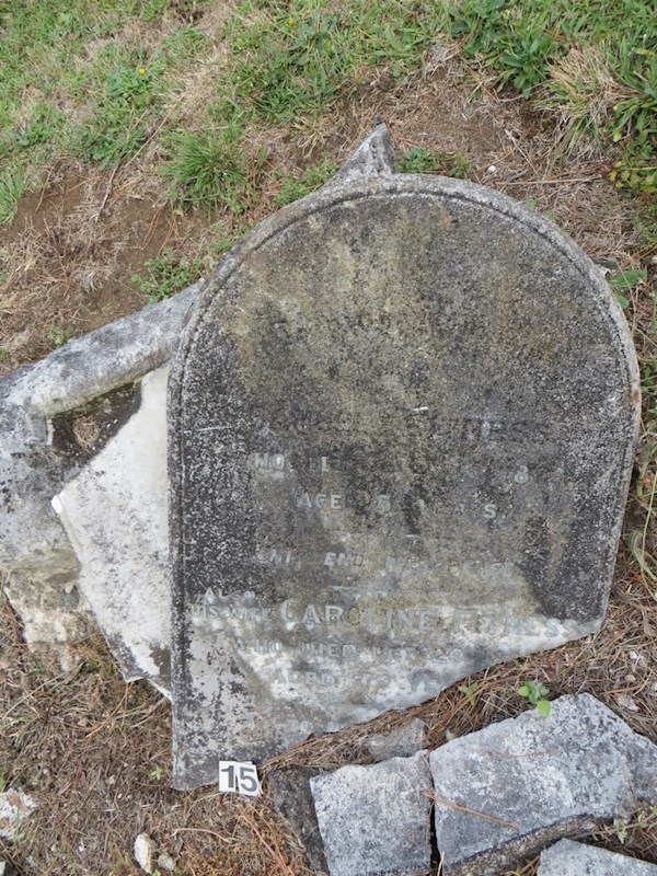 In loving memory of Samuel Fitness who died Jan 1 1876 Aged 51 years  "His end was peace."  Also Caroline Fitness Died Oct 20 1898  Aged 79 years ? In loving memory of Samuel Fitness who died Jan 1 1876 Aged 51 years  "His end was peace."  Also Caroline Fitness Died Oct 20 1898  Aged 79 years : Fitness, Caroline